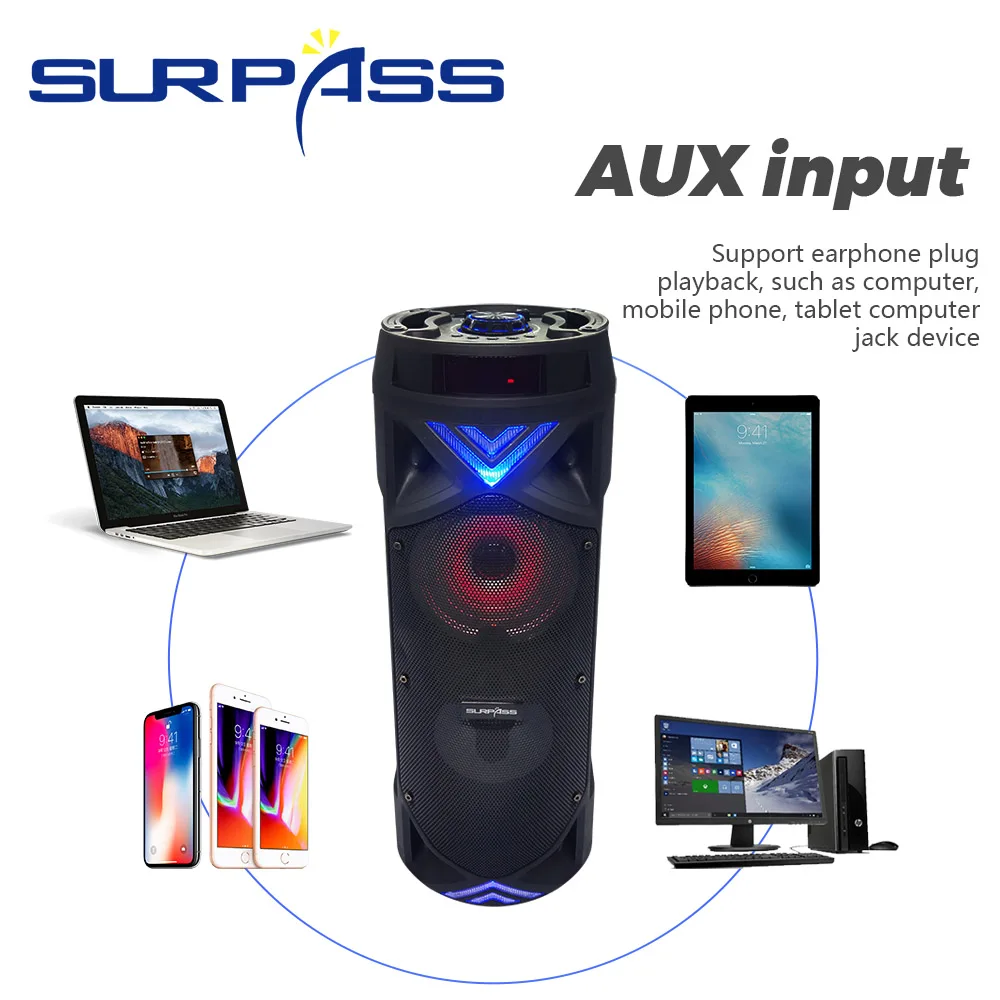 Wireless BT Speaker Portable Big Power Stereo Subwoofer Heavy Bass Speakers  Sound Box Support Mic FM Radio Bluetooth-compatible _ - AliExpress Mobile