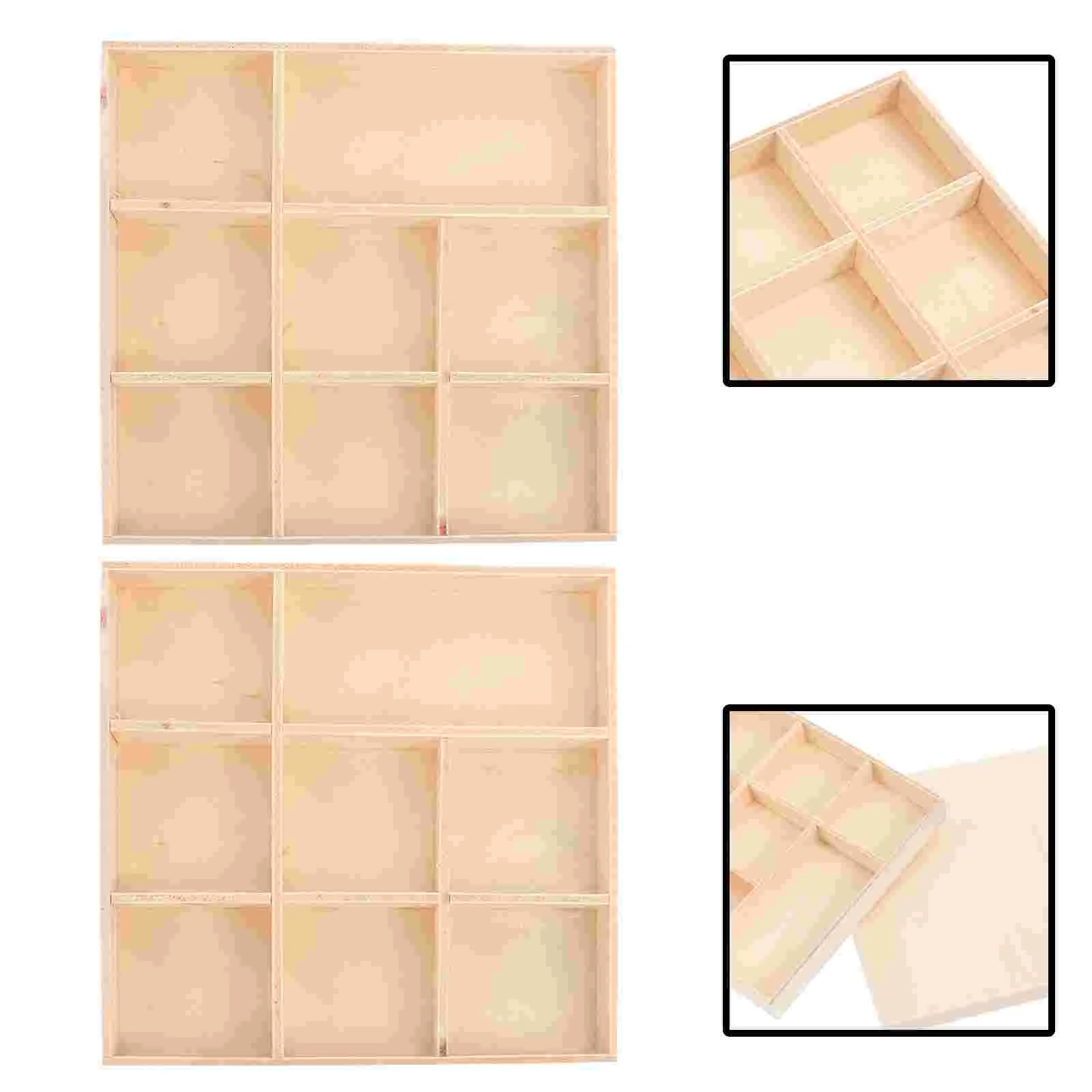 

Jewelry Box Wooden Divided Tray Organizer Wooden Divided Boxes Rustic Wood Tray Wooden Divided Box Wooden Drawer Tray