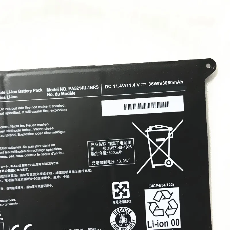 PA5214U-1BRS PA5214U Laptop Battery For Toshiba Portege Z20T-B