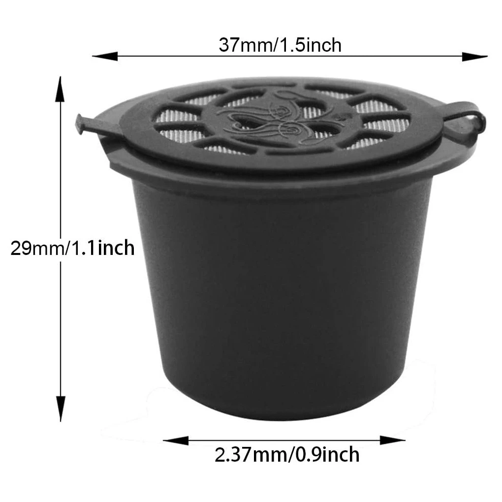 Refillable Reusable Espresso Capsule Nespresso Coffee Machine Reusable Capsule Refill Empty 3 Pcs reusable coffee capsules