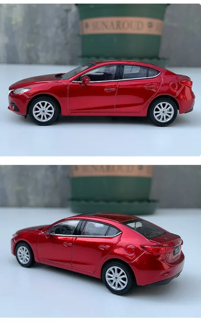 Mazda Atenza ミニカー レッド1/43 MAZDA マツダ3セダン 赤 1/43 モデルカー Mazda Atenza
