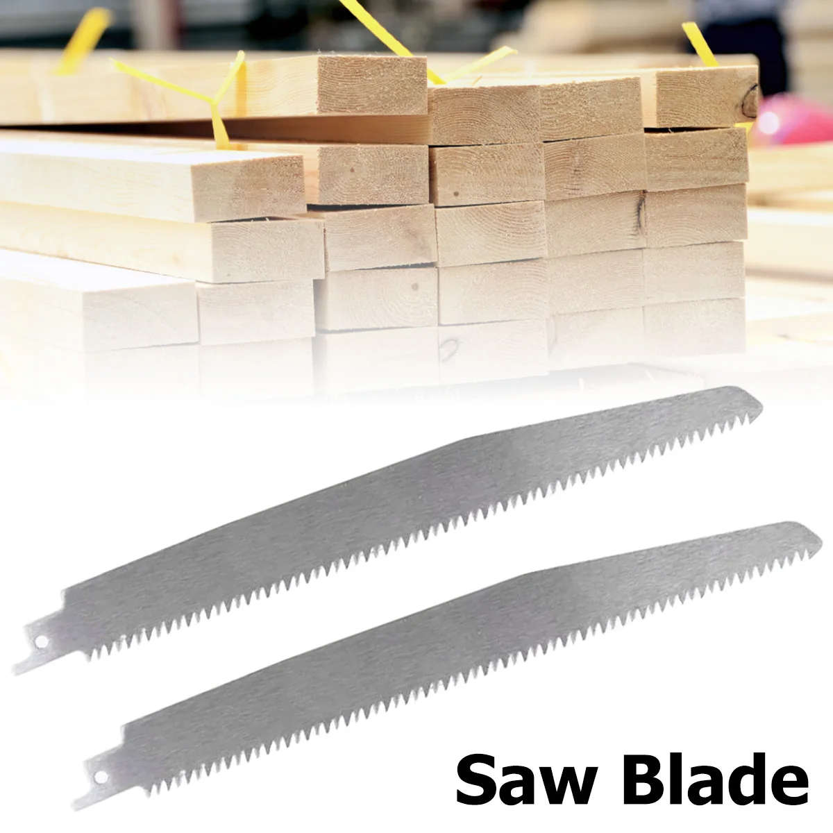 

2Pcs 9 Inch Reciprocating Saw Blade Stainless Steel Unpainted Meat Saw Blade 5TPI High Strength Sharp Saw Blade for Cutting