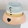 Supplies Dog Bowls and Rice Bowls Plastic Heart-shaped  Bowls Pet Bowls and Cat Food Bowls Wholesale 4