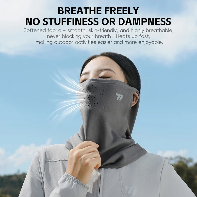 WEST BIKING Thermal Cycling Mask Winter Windproof Breathable Ear-hanging Mask Skiing Climbing Scarf Warm Balaclava Sports Gear