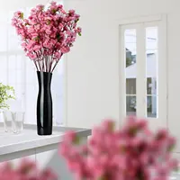 Artificial Cherry Blossom Flower Branches,Silk Spring Peach Blossom Bouquet Fake Flower Stems for Wedding Home DIY Decoration - Image 4