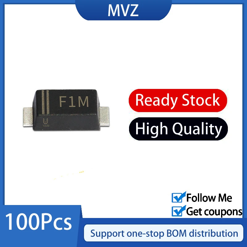 100Pcs SOD 123 100PCS BAT54HT1G BAT54H SMF12CA B0540W PMF15CA ...