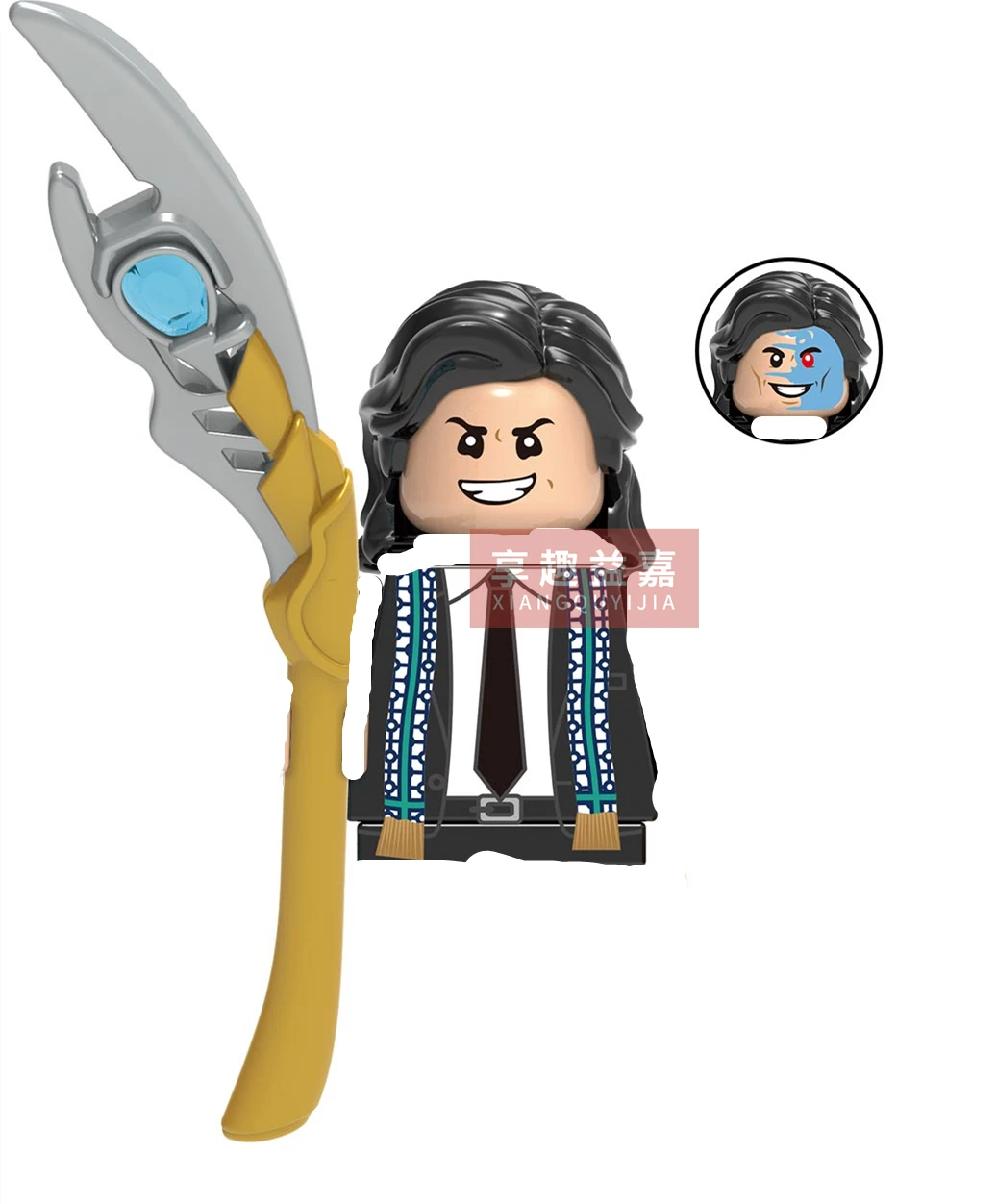Loki God of Thunder Hela Jane Building Blocks Movie Series Figures Heads Creative Educational Kids Toys Collection of gifts