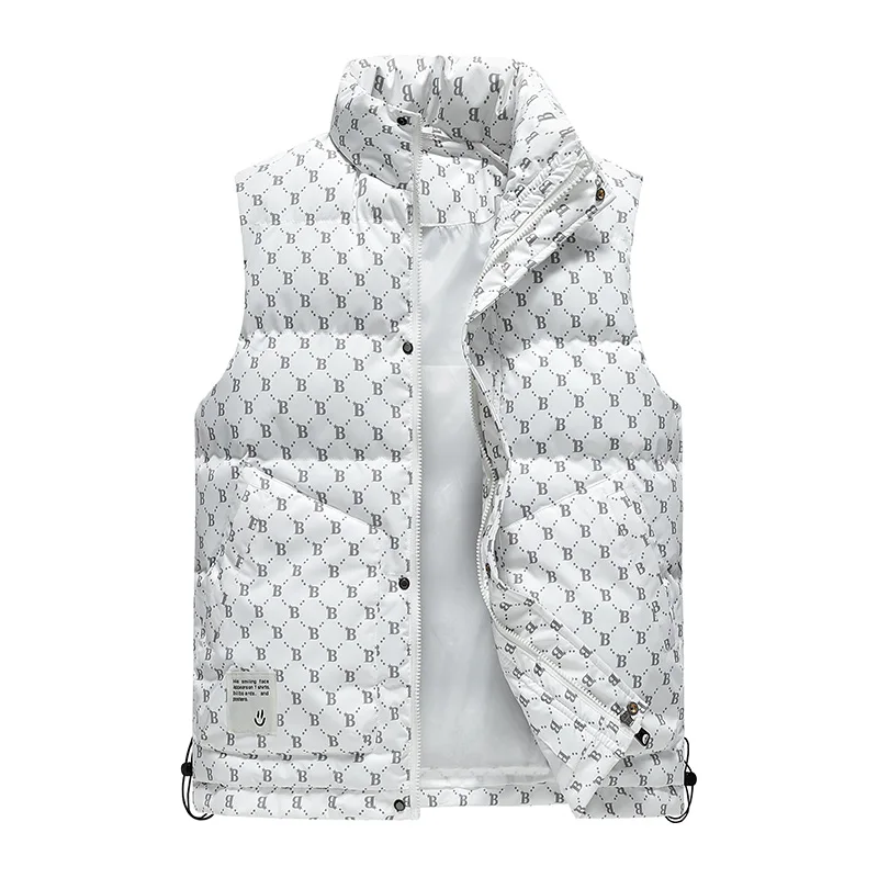 Men down vests spread spring autumn winter American cotton plus cashmere light coat