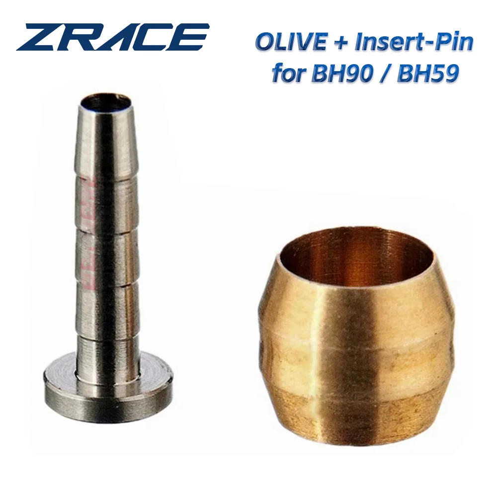 Connecting Insert Shimano Hydraulic Brake Olive And Insert ZRACE Insert Set  For SM-BH90 SM-BH59 Brake Hose (OLIVE Insert-Pin) Hydraulic Hose Inserts