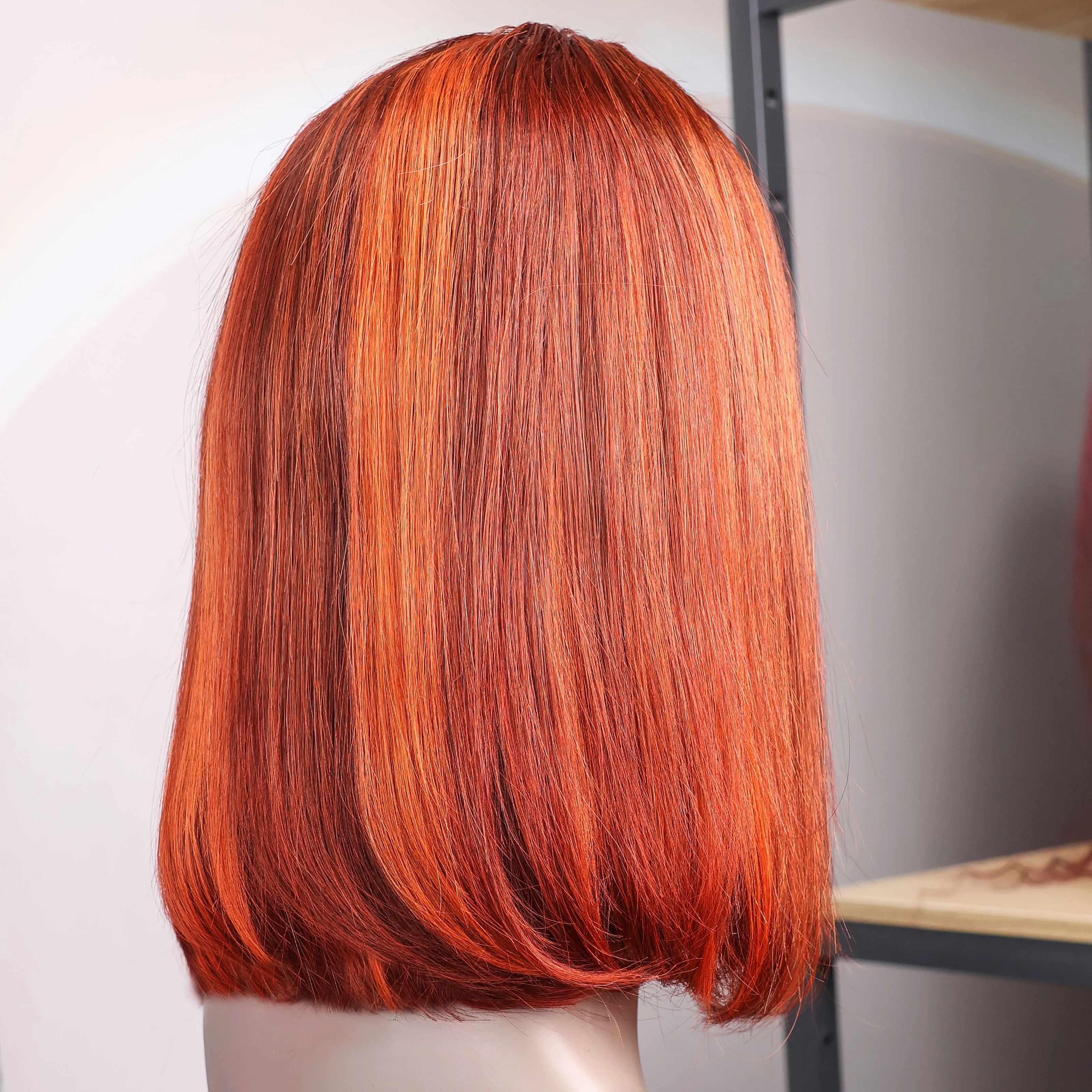 Back view of wig