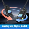 TYT MD-UV390 Plus Walkie Talkie 3600mAh 10W Type-C Charging GPS AES256 Encryption IP67 Waterproof DMR Digital Radio MD-UV390 390 6
