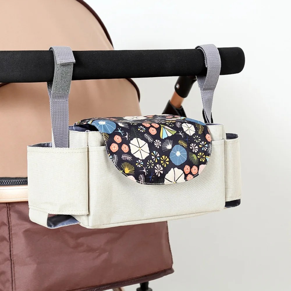 Multifunctional Baby Stroller Bag Large Capacity with Multiple Pockets Stroller Storage Hanging Bag Baby Care Mom Handbag