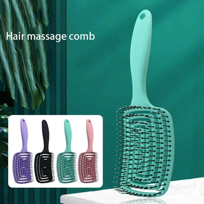 

Щетка для волос щетка для распутывания кожи головы Массажная расческа для распутывания волос щетка для сухих и влажных вьющихся волос домашние Парикмахерские аксессуары