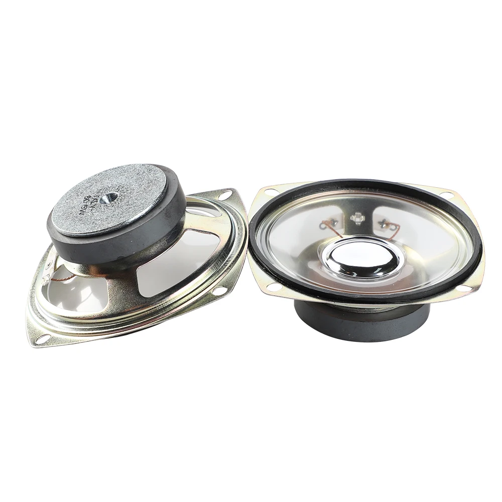 2Pcs 3 Inch 8 Ohm 5W Square Speaker Midrange Waterproof Transparent Film for Voice Broadcast DIY Bluetooth Loudspeaker bluetooth speaker mini bluetooth speaker audio speaker