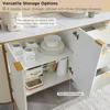 Modern 60" Buffet Table Coffee Bar Wine Bar Storage Console Cabinet, Accent Table for Dining Room, Living Room 3