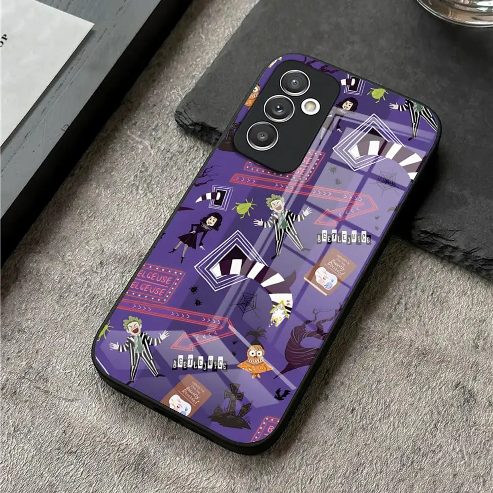 thumbnail image 1 of Funda de teléfono B-Beetlejuices 2 para S24 Ultra Samsung S23 S22 S20 Fe S21 Plus Galaxy A54 A34 A24 A53 M54 Note 20 Cubierta de vidrio, 1 of 5