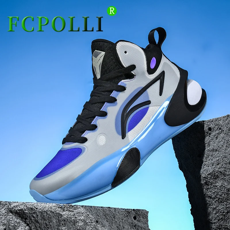 

New Cool Basketball Training Shoes Men Women Anti-Slippery Sport Shoes Unisex Comfortable Outdoor Basketball Boots Big Boy