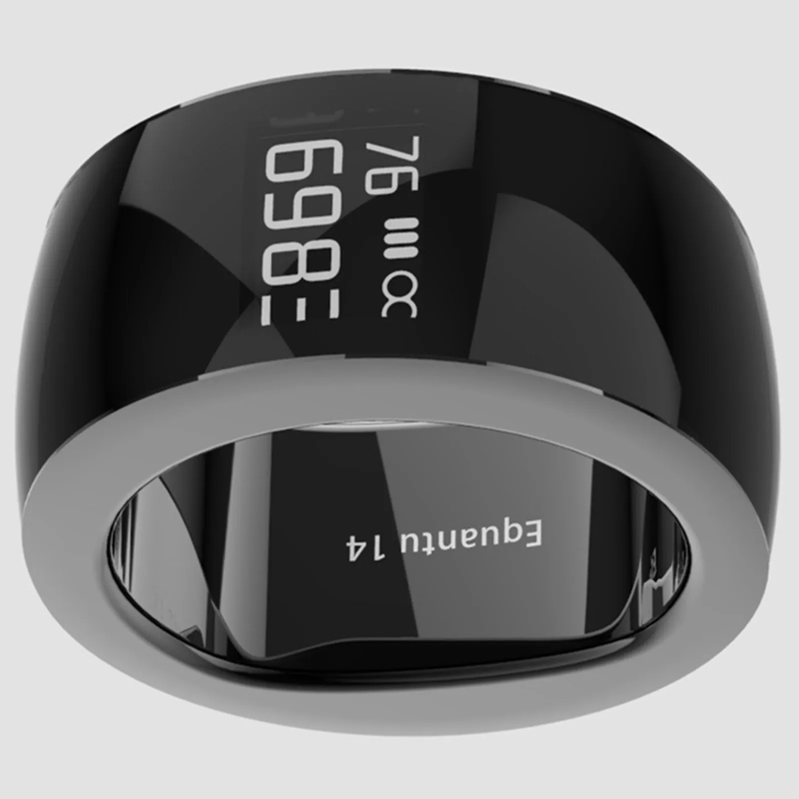 Waterproof Smart Ring Prayer Buddha Sutra Counter Display Screen Bluetooth Electronic Time Reminder Charge Bracelet Phone APP 4