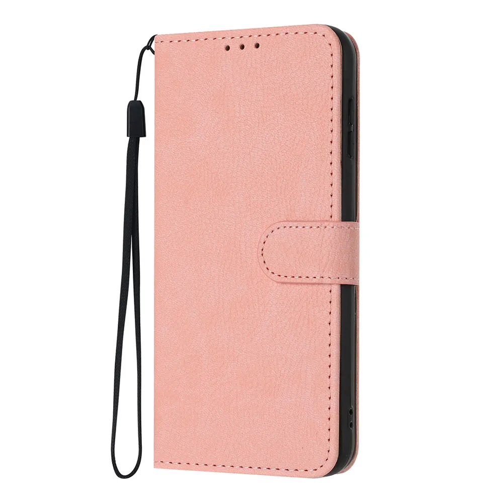 Leather Business Wallet Case with Card Slots and Flip Cover