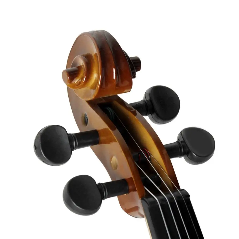 Acoustic Violin With Bow Rosin Carrying Box Solid Wood Basswood Violin For Orchestra Concert Band Beginner