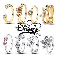2025 New Disney Stranger Things Christmas Series Ring，Sparkling Bow Ring，Fits The Original DIY Holiday Gifts for Women