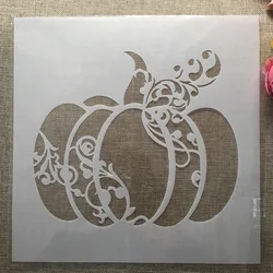 30*30cm Pumpkin Halloween DIY Layering Stencils Wall Painting Scrapbook Coloring Embossing Album Decorative Template