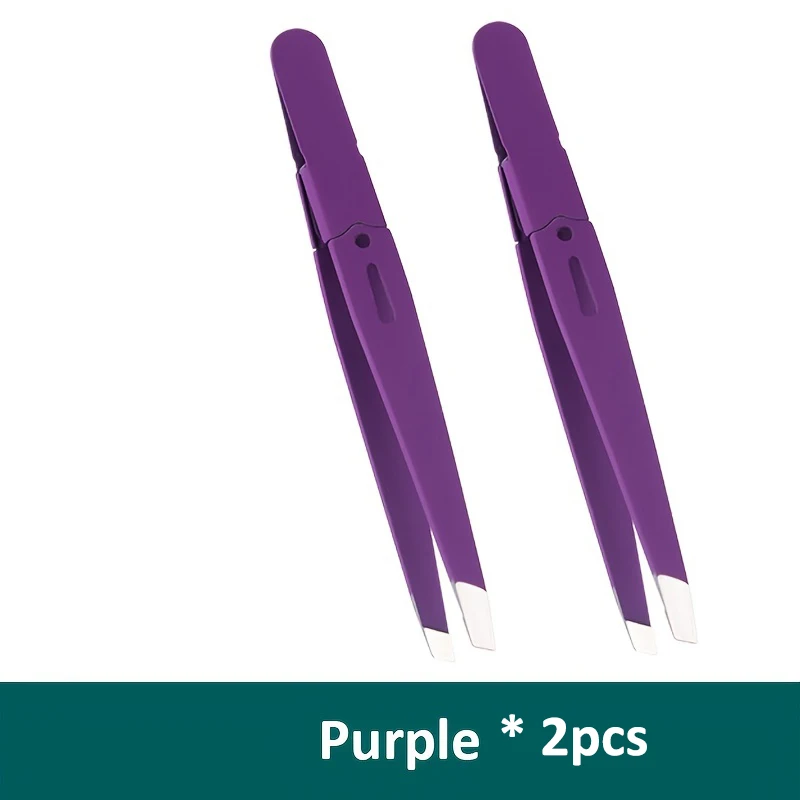 Eyebrow Tweezers Hair Beauty Hair Fine Hairs Eyebrows Stainless Steel Slanted Eye Brow Clips Removal Makeup Tools