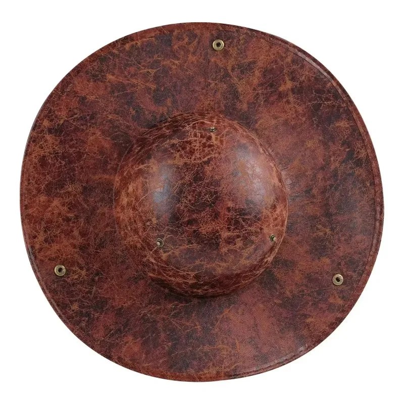 Party Hat Pirate Captain Hat Brown Anti Leather Styling Vintage Button Masquerade COSPLAY Dress Up Photo Props Pirate Kingship Series