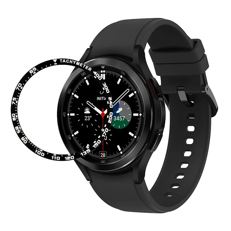 Anello Con Cornice Per Samsung Galaxy Watch 4 Classic 46Mm 42Mm Accessori Per Cover Antigraffio In Metallo Samsung Galaxy Watch 4 Classic 42Mm
