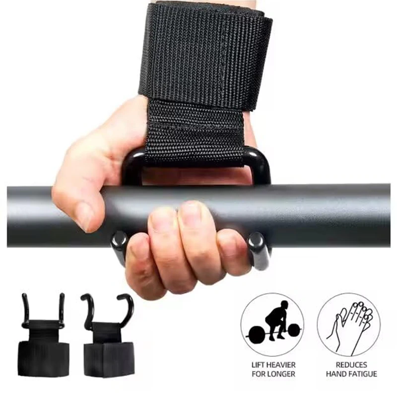 Weight Lifting Hooks for Men Heavy Duty Lifting Wrist Straps for Pull ups Deadlift Straps Power Grips with Padded Wo lifting hook