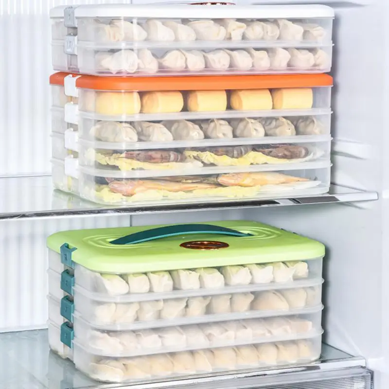 Special Dumpling Storage Box Refrigerator Storage Box Household Dumpling Quick Freezing Chaos Fresh-keeping Freezing Box 2