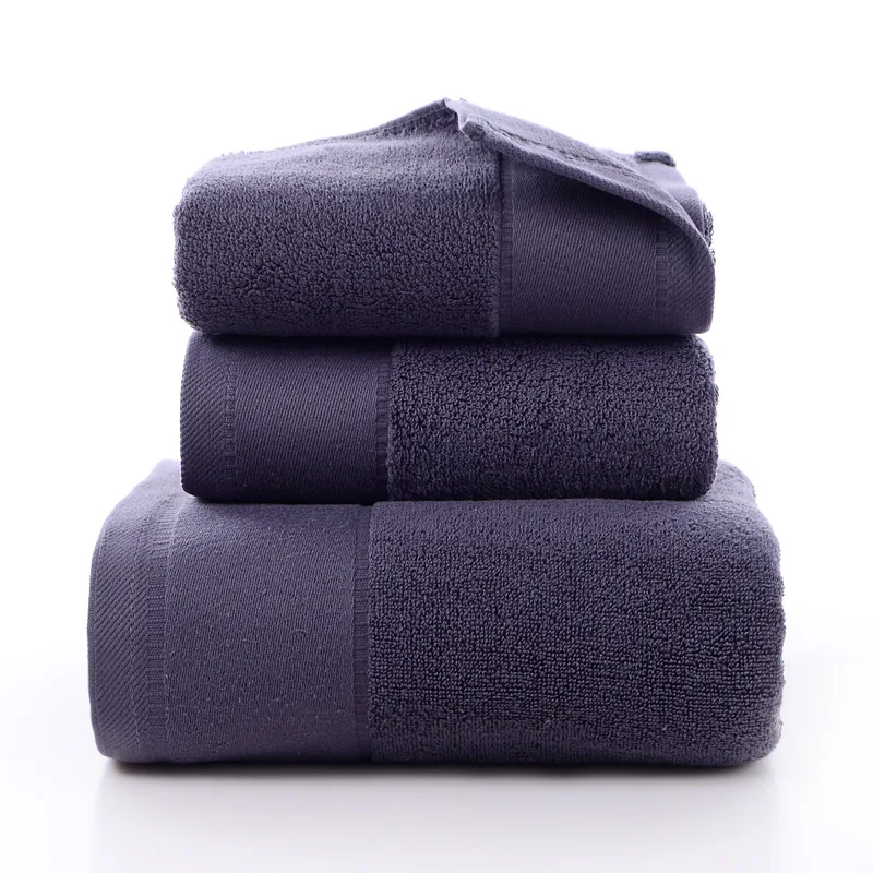 

Cotton Bath Towel Set 2 Washcloth And1 Bath Towel Hotel Quality Soft Cotton Highly Absorbent Bath Towel Bath Towels for The Body