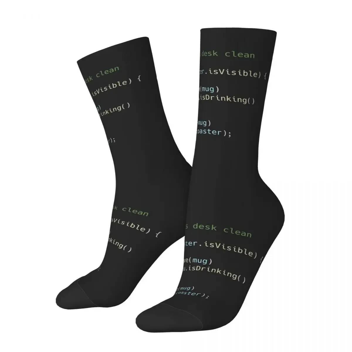 

The Perfect Coaster For Programmers Socks Harajuku High Quality Stockings All Season Long Socks Accessories for Unisex Gifts