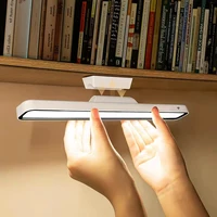 LED Desk Lamp USB Rechargeable Light Stepless Dimming Table Lamp Hanging Magnetic Bedroom Table Reading Rechargeable Night Light 1