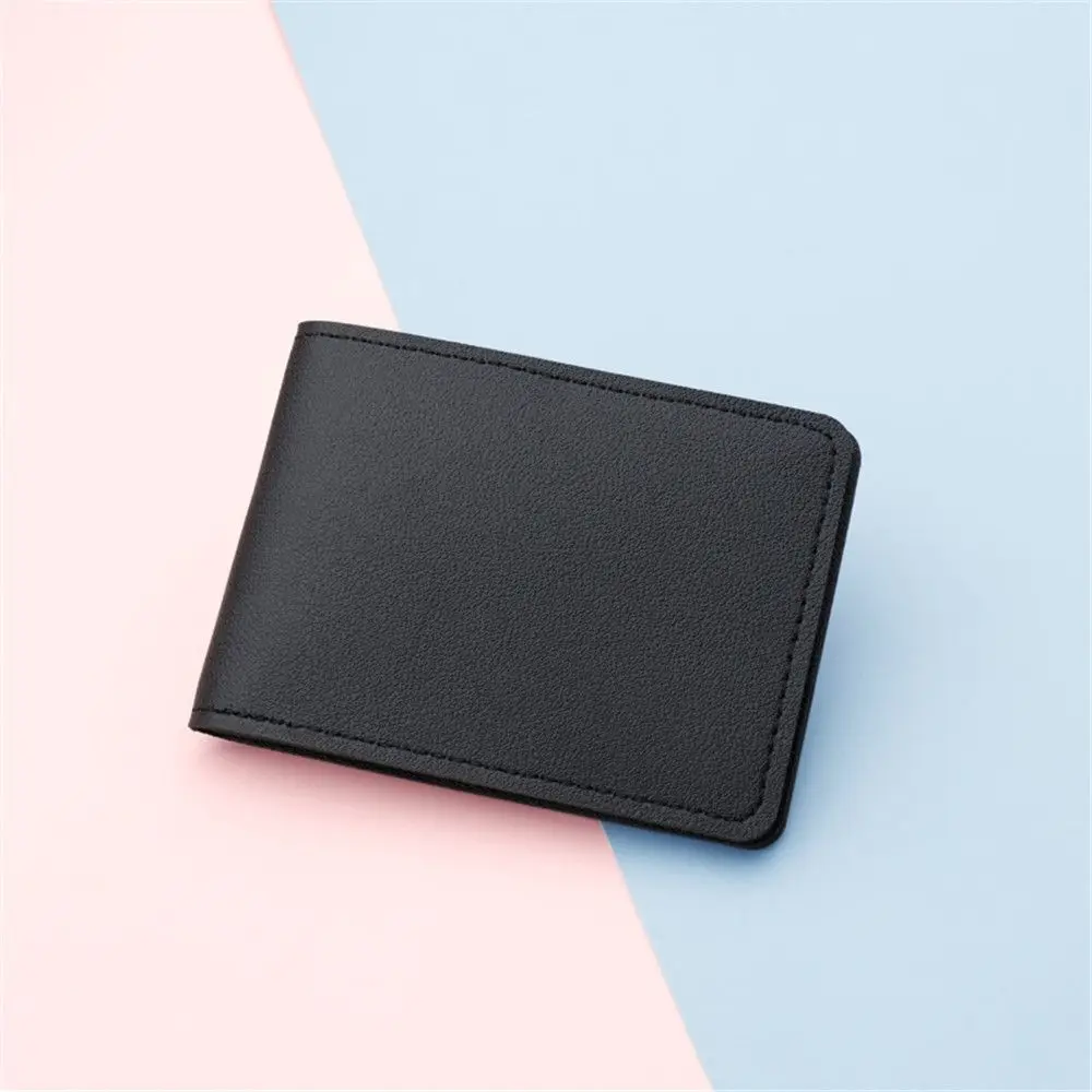 Mini ID Card Holders Business Credit Card Holder PU Leather Organizer Card Bag Men/Women Driver's License Leather Case 3