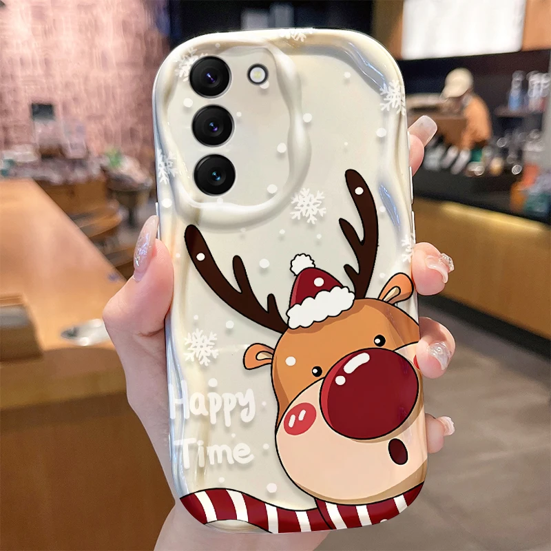 Luxury Christmas Pattern Phone Case - Festive Design Back Cover