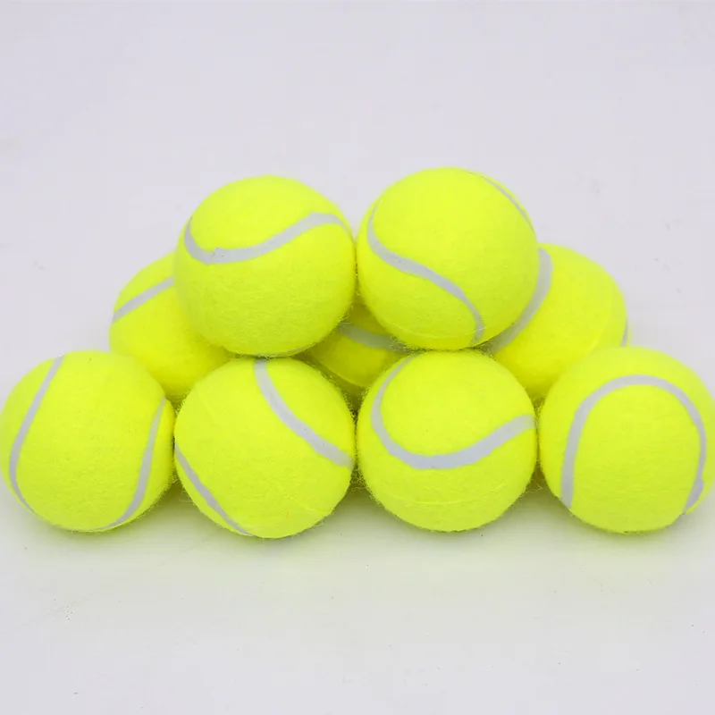 Tennis Balls 1PCS Sports Professional Training Rubber High Elasticity Durable Training Ball for Club School Competition Outdoor