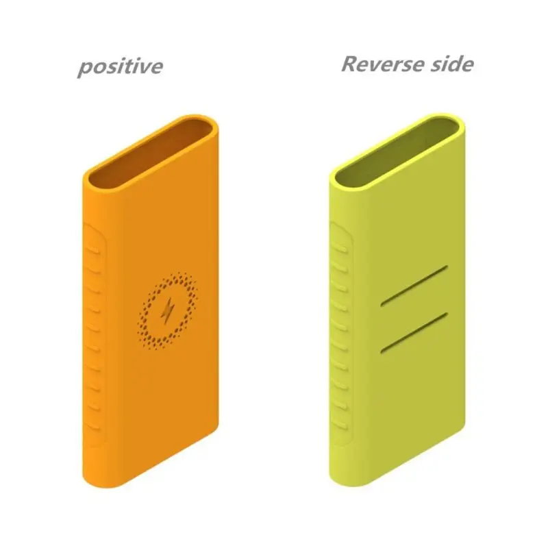 Anti-fingerprint Sleeve Silicone Durable Shell Cover Protective Skin Case for 10000mAh PLM11ZM WPB15ZM PLM13ZM PowerBank power bank case