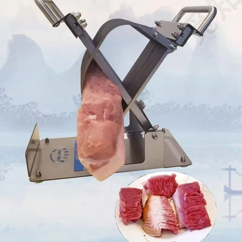 Commercial Household Manual Lamb Slicer Vegetable Cutting Machine Beef Herb Mutton Cutter Meat Slicer Kitchen Gadgets 4