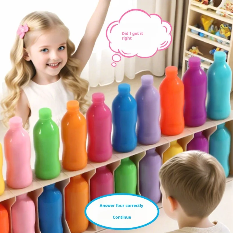 Funny Beverages Match Color Sorting Toy Memory Training Game Parent-child Interactive Board Game Puzzle Toys For Children Gift