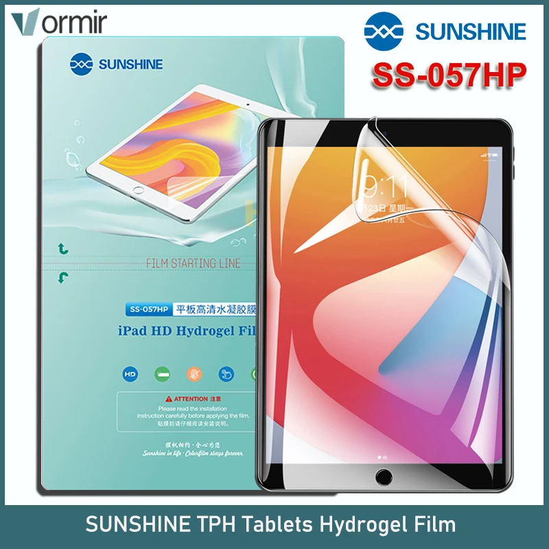 20PCs Tablets Screen Protectors for SS-890C Sunshine Hydrogel Cutting Machine Front Rear Film for iPad Pro HD Anti-blue Sheet 2