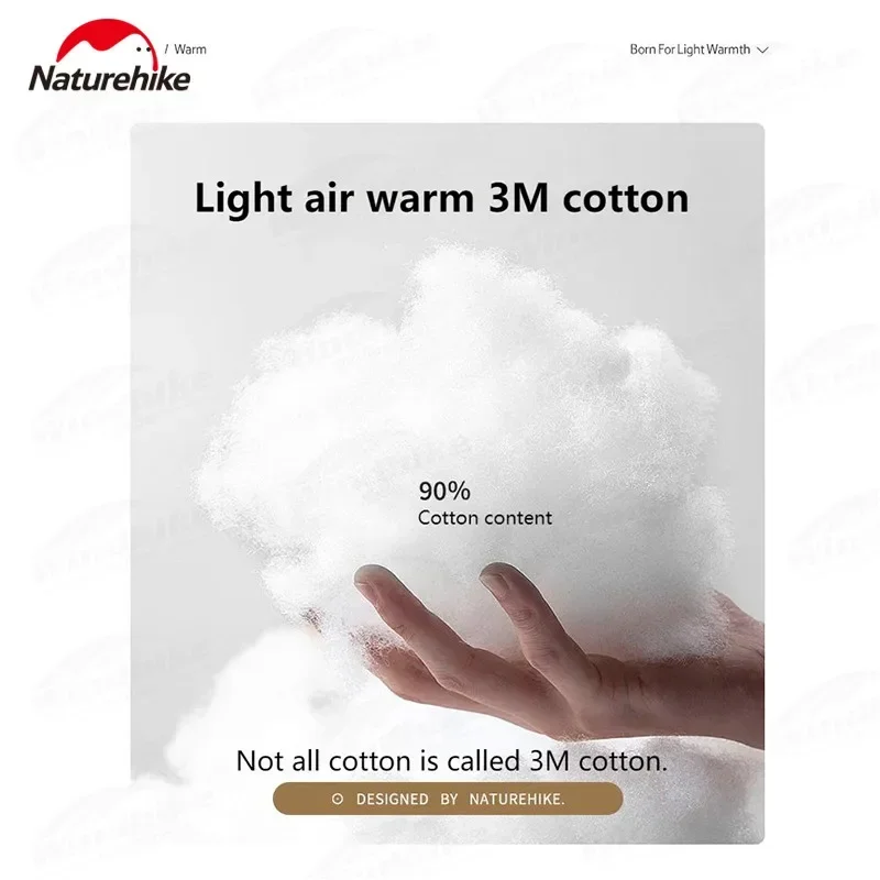 Thermal Gloves Naturehike -5 ~ 5 &deg;C Outdoor Thickened 3M Cotton Soft Non-Slip Camping Travel Cycling Hiking Winter Windproof