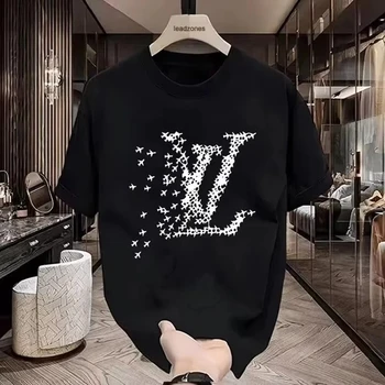 2026 Hot Sale Men Women Casual T Shirt Designer Tees Print Short Sleeve Oversized Top Round Neck Men Women Cotton T-Shirts