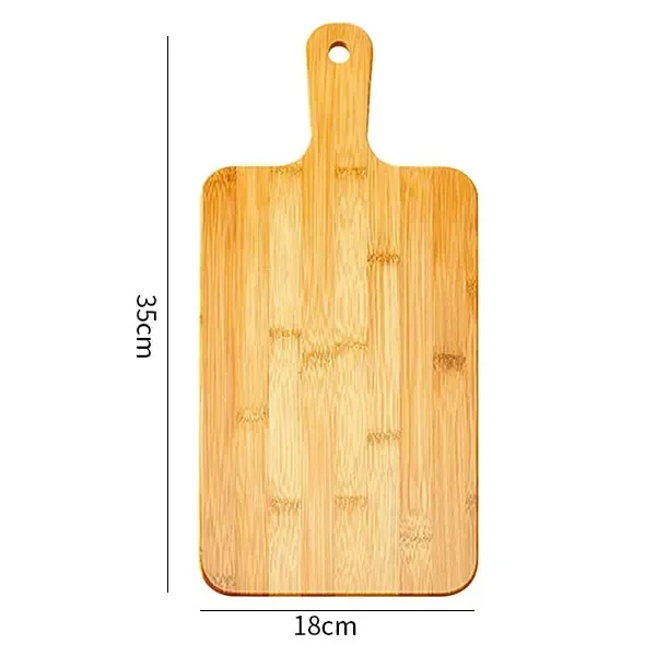 Premium Bamboo Cutting and Serving Board with Handle - Ideal for Chopping, Charcuterie, and More