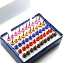 50pcs 0.5mm to 1.2mm PCB Drill Bit Set  PCB Circuit Board Hole Drilling Tool Cutter Carbide Mini Drill