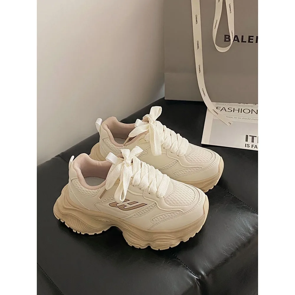 2024 Spring New Women Thick Sole Sports Outdoor Shoes Breathable Women Casual Shoes Lightweight/Comfortable Women Shoes 24-214