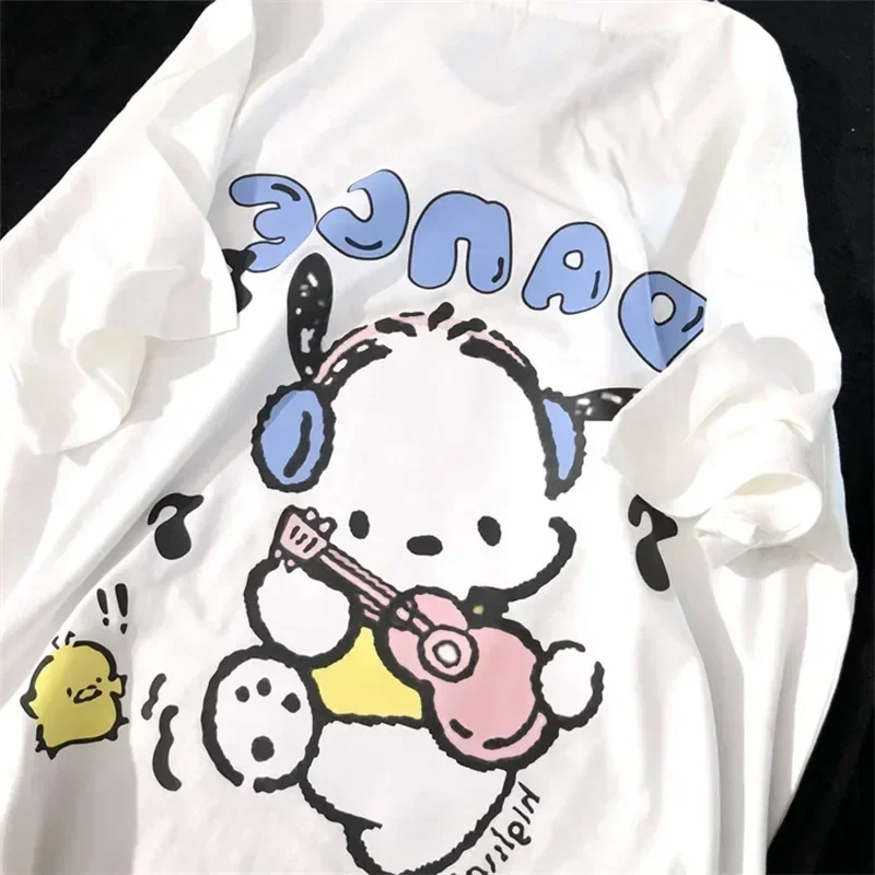 Sanrio Kawaii Pochacco T Shirt Cartoon Cute Print Short