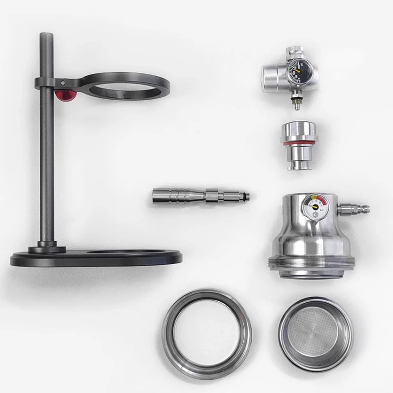 Pneumatic Coffee Maker Camping Portable Espresso Extraction Set No Electricity Detachable 10bar Outdoor Coffee Machine