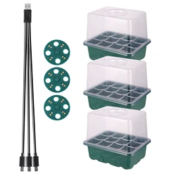 LED Full Spectrum Seedling Starter Kit with Grow Light (5)