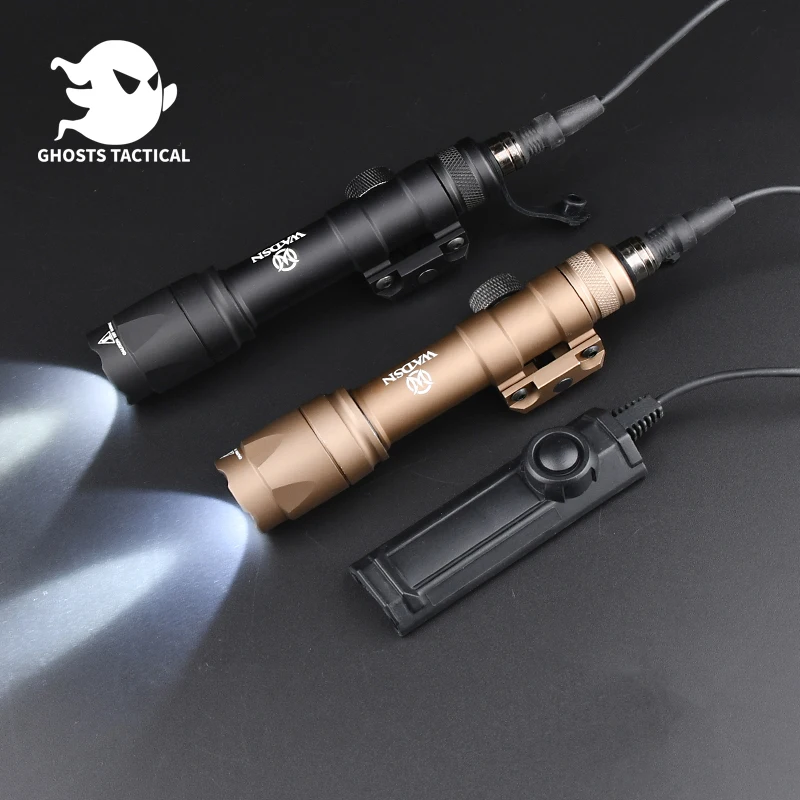 

Tactical Flashlight Surfire M600C 600LM Dual Functiom Pressure Switch M300 M600 Scout Light Weapon Airsoft Accessories Hunting